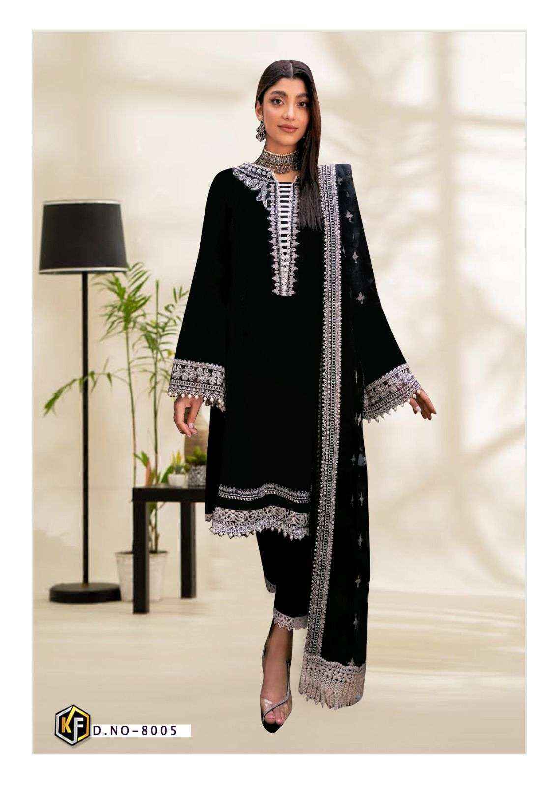 Keval Fab Roha Black & White Vol 8 Cotton Dress Material Wholesale Price ( 6 pcs Catalogue )