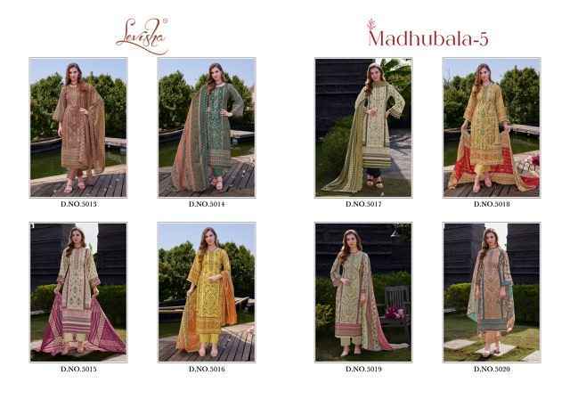 Levisha Madhubala Vol 5 Cambric Cotton Dress Material ( 8 pcs Catalogue )