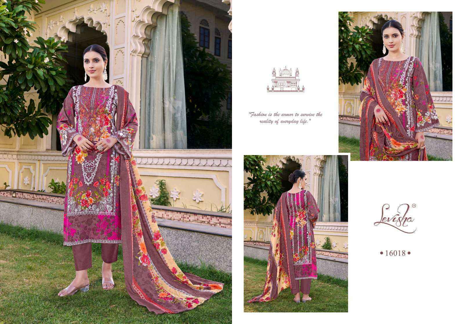 Levisha Naira Nx Vol 16 Cotton Dress Material Wholesale Catalog Surat ( 8 pcs Catalogue )