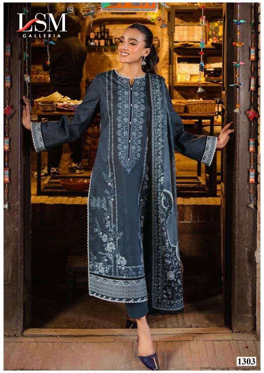 LSM Galleria Parian Dream Vol 13 Lawn Dress Material Wholesale Price ( 6 pcs Catalogue )