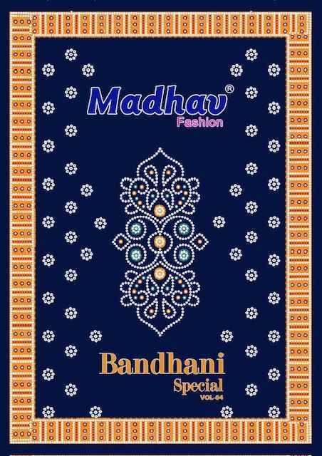 Madhav Fashion Bandhani Special Vol 4 Cotton Salwar Kameez Wholesale Rate ( 10 Pcs Catalog )