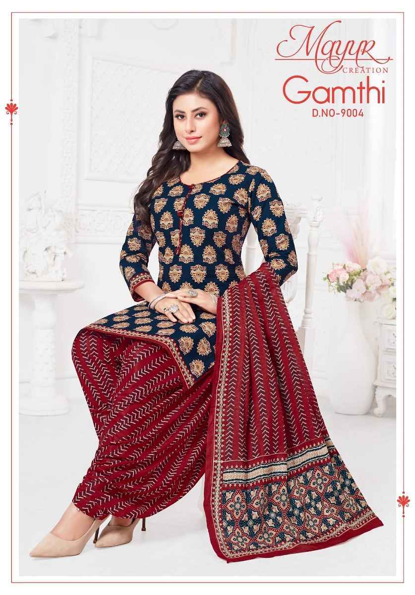Mayur Creation Gamthi Vol 9 Cotton Dress Material New Catalog ( 10 pcs Catalogue )