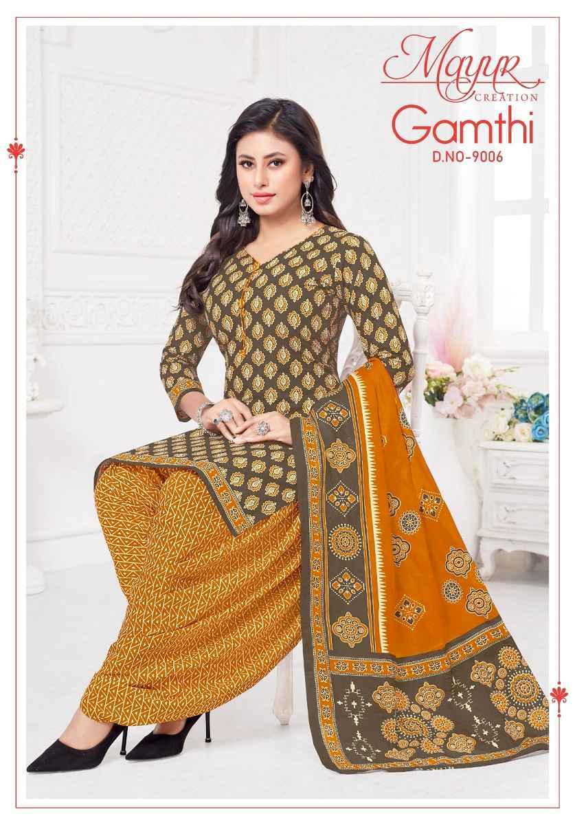 Mayur Creation Gamthi Vol 9 Cotton Dress Material New Catalog ( 10 pcs Catalogue )