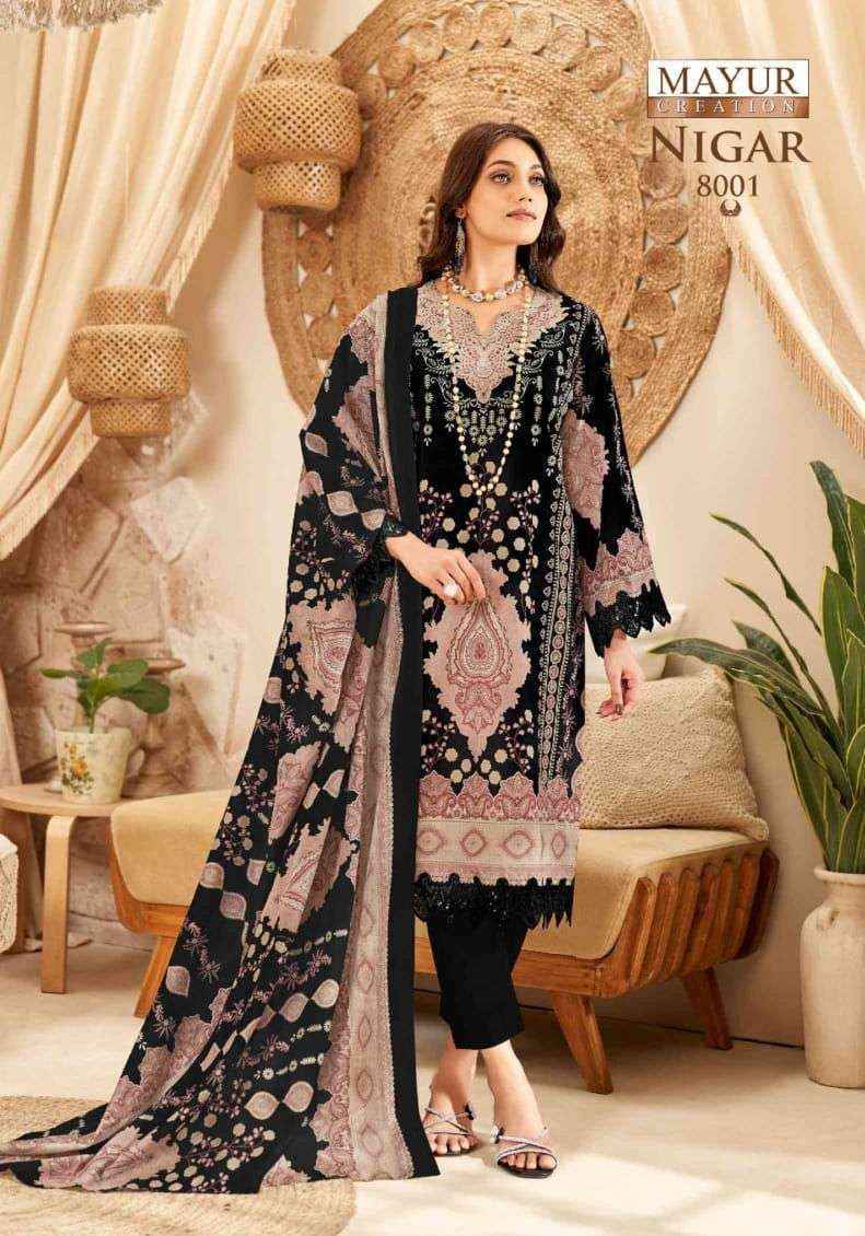 Mayur Creation Nigar Vol 8 Cotton Dress Material Latest Catalog (  8 pcs Catalogue )