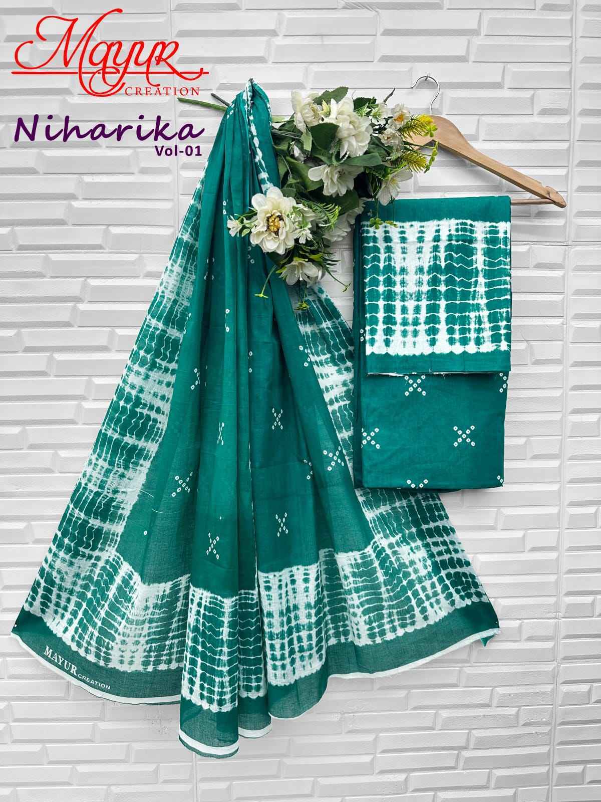 Mayur Creation Niharika Vol 1 Cotton Dress Material Surat Wholesale ( 10 pcs Catalogue )