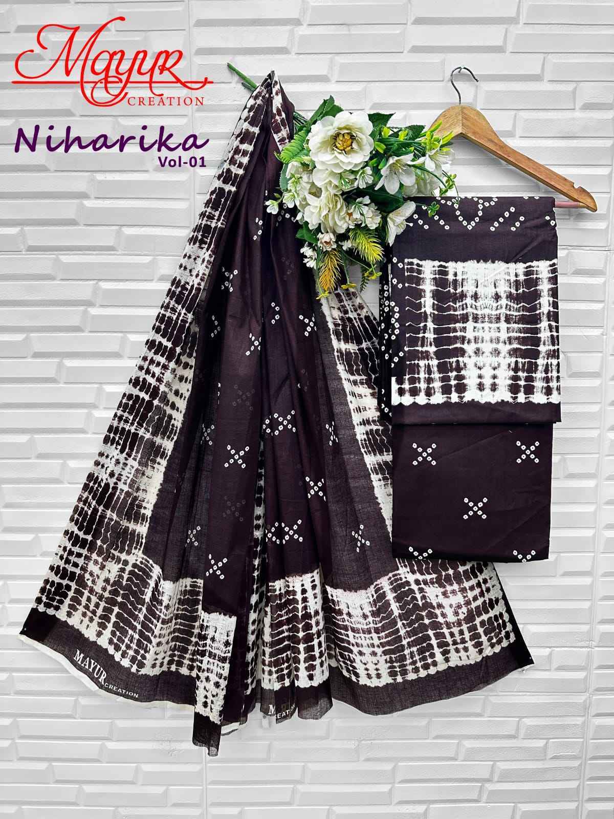 Mayur Creation Niharika Vol 1 Cotton Dress Material Surat Wholesale ( 10 pcs Catalogue )