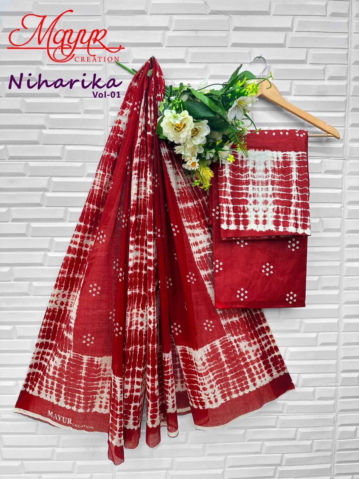 Mayur Creation Niharika Vol 1 Cotton Dress Material Surat Wholesale ( 10 pcs Catalogue )