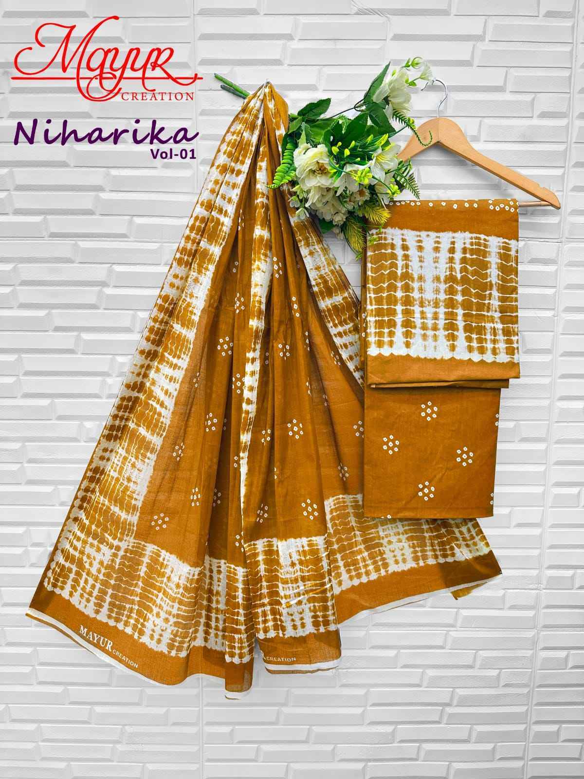 Mayur Creation Niharika Vol 1 Cotton Dress Material Surat Wholesale ( 10 pcs Catalogue )