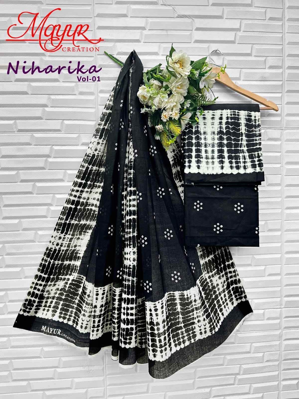 Mayur Creation Niharika Vol 1 Cotton Dress Material Surat Wholesale ( 10 pcs Catalogue )