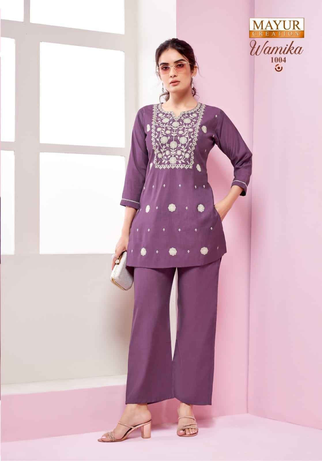 Mayur Creation Wamika Vol 1 Vetican Silk Co Ord Set ( 6 pcs Catalogue )