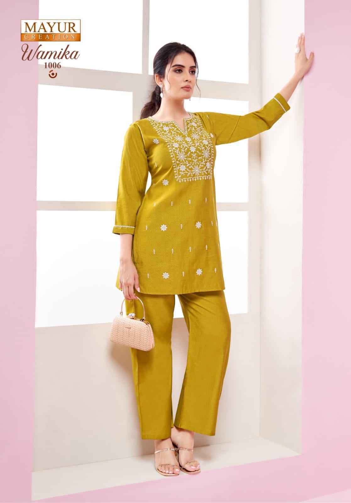 Mayur Creation Wamika Vol 1 Vetican Silk Co Ord Set ( 6 pcs Catalogue )