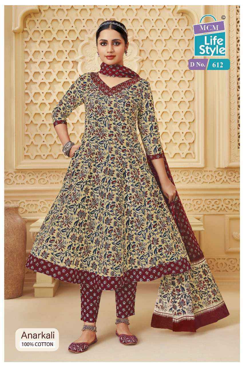 MCM Lifestyle Anarkali Vol 6 Cotton Kurti Combo Wholesale Surat ( 10 pcs Catalogue )