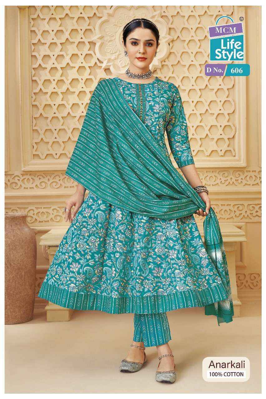 MCM Lifestyle Anarkali Vol 6 Cotton Kurti Combo Wholesale Surat ( 10 pcs Catalogue )