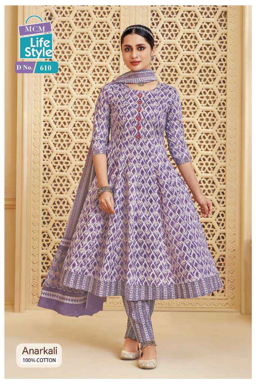 MCM Lifestyle Anarkali Vol 6 Cotton Kurti Combo Wholesale Surat ( 10 pcs Catalogue )