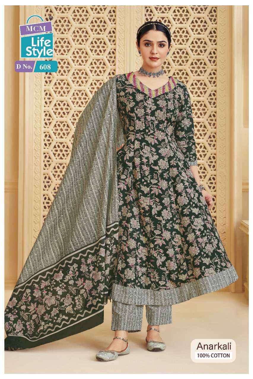 MCM Lifestyle Anarkali Vol 6 Cotton Kurti Combo Wholesale Surat ( 10 pcs Catalogue )