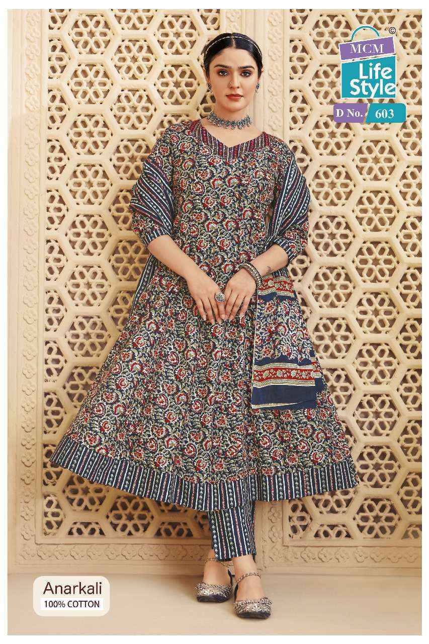 MCM Lifestyle Anarkali Vol 6 Cotton Kurti Combo Wholesale Surat ( 10 pcs Catalogue )