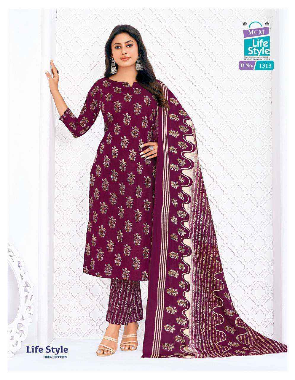 MCM Lifestyle Vol 13 Cotton Readymade Suits Wholesale Textile ( 12 pcs Catalogue )