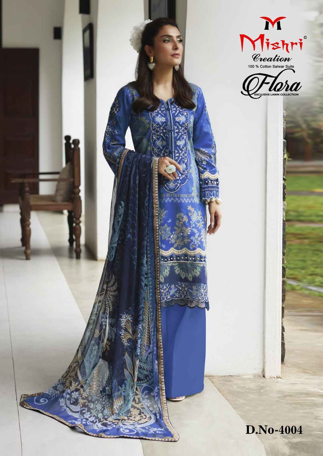 Mishri Creation Flora Vol 4 Lawn Cotton Salwar Suit Wholesale Price ( 6 Pcs Catalog )