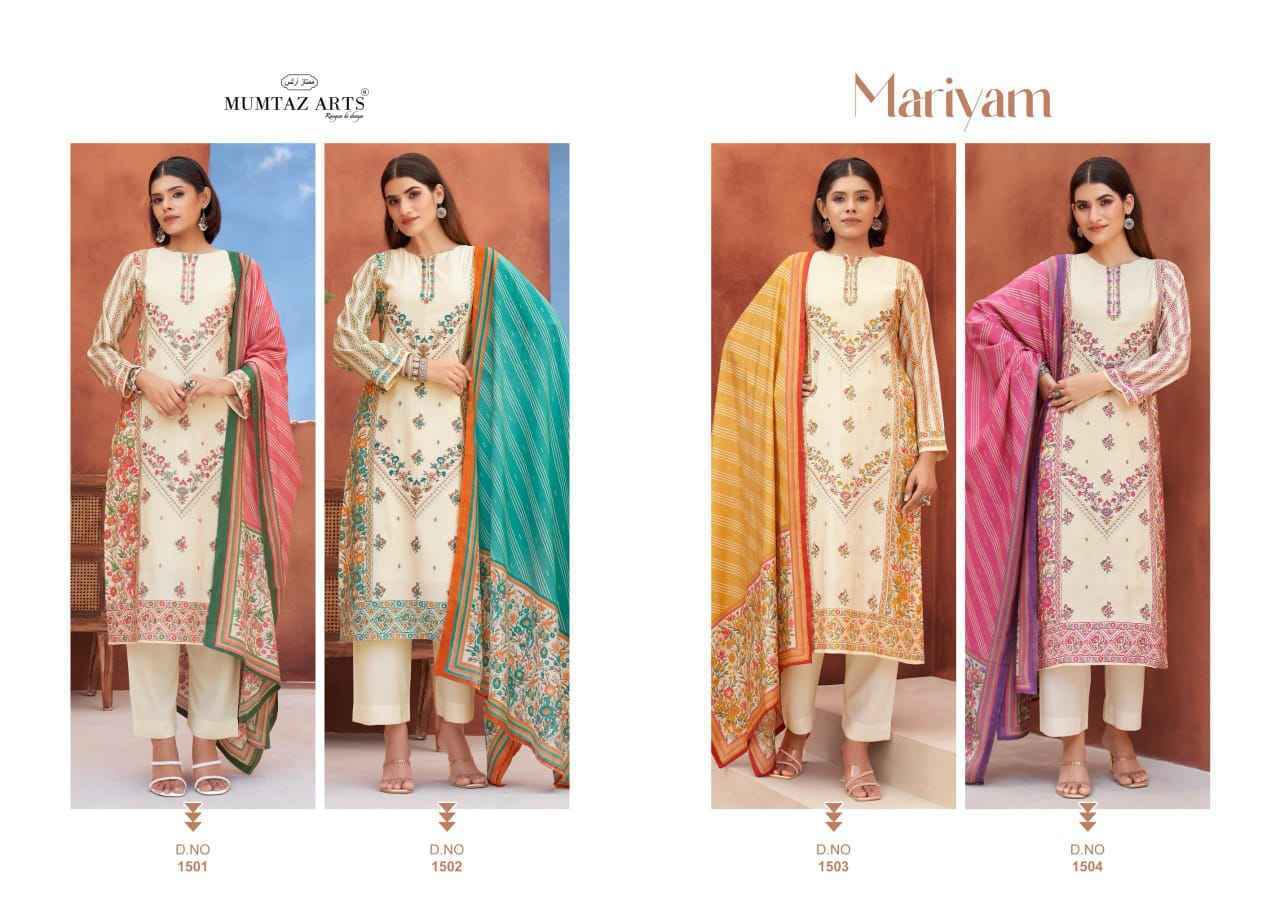 Mumtaz Arts Mariyam Viscose Rayon Dress Materia Wholesale Price ( 4 pcs Catalogue )