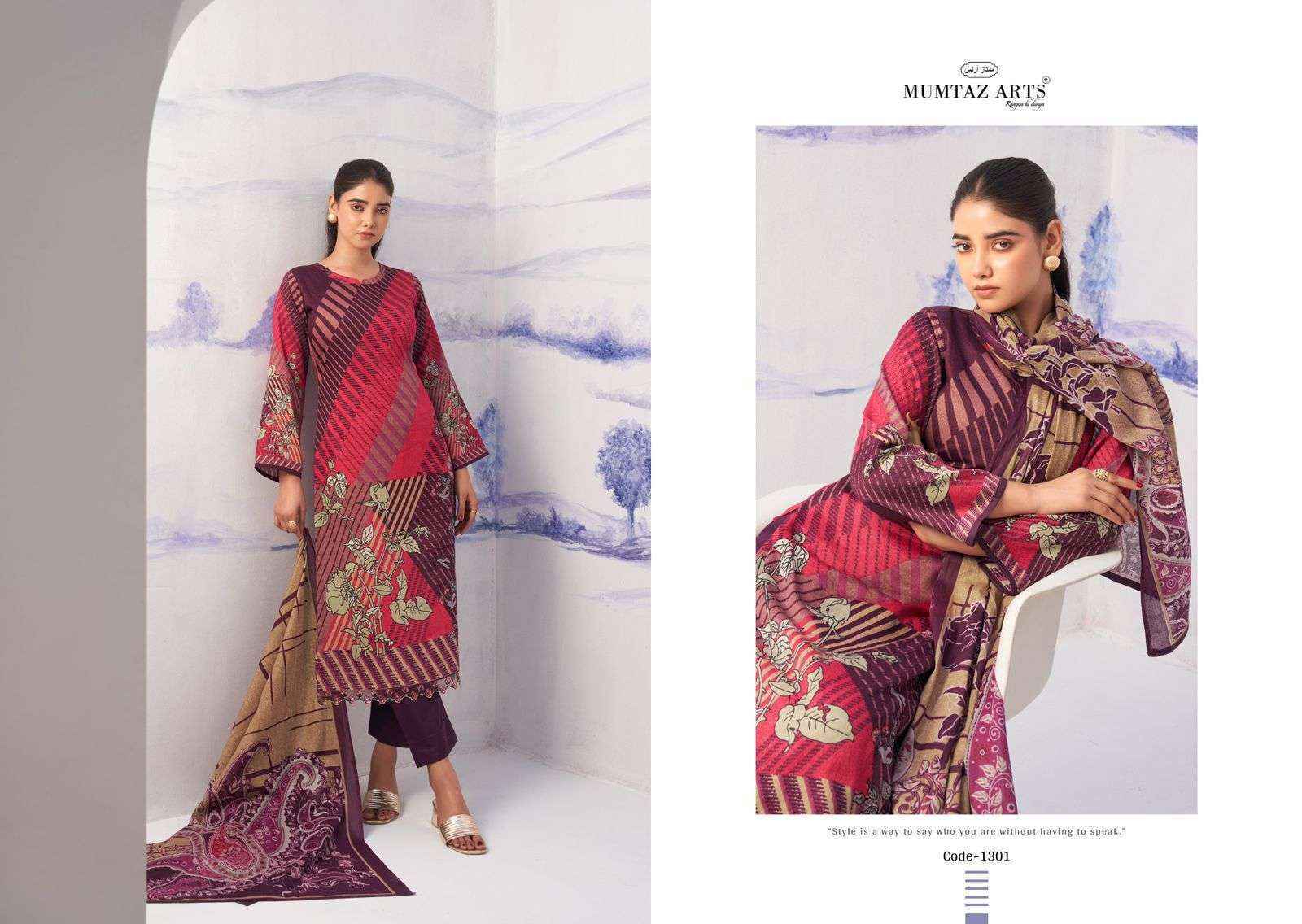 Mumtaz Arts Noor Jam Satin Dress Material Surat Wholesale ( 5 pcs Catalogue )