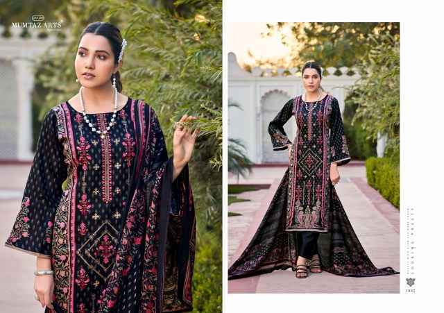 Mumtaz Arts Rose Jam Satin Dress Material Surat Wholesale ( 6 pcs Catalogue )