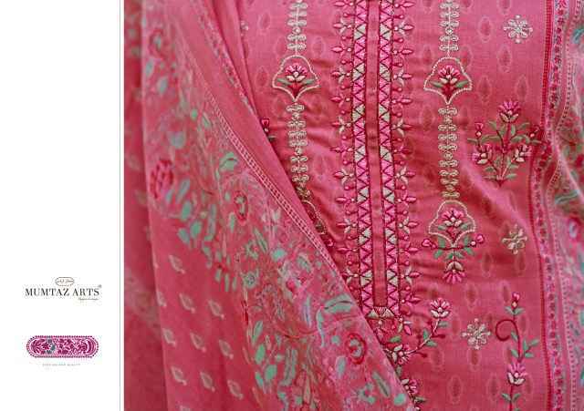 Mumtaz Arts Rose Jam Satin Dress Material Surat Wholesale ( 6 pcs Catalogue )