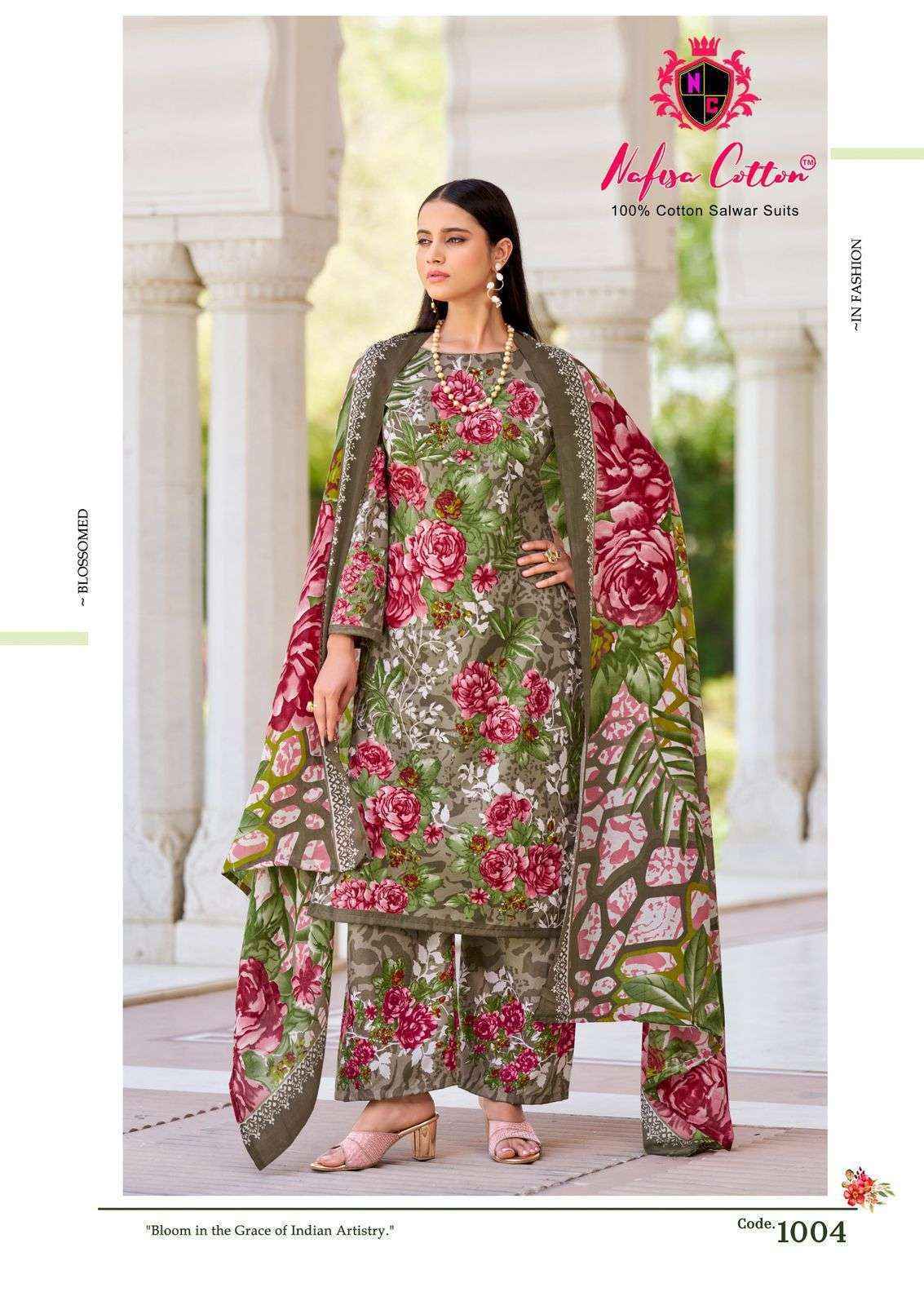 Nafisa Cotton Hoor Printed Summer Edition 25 Cotton Salwar Kameez Wholesale Rate ( 6 Pcs Catalog )