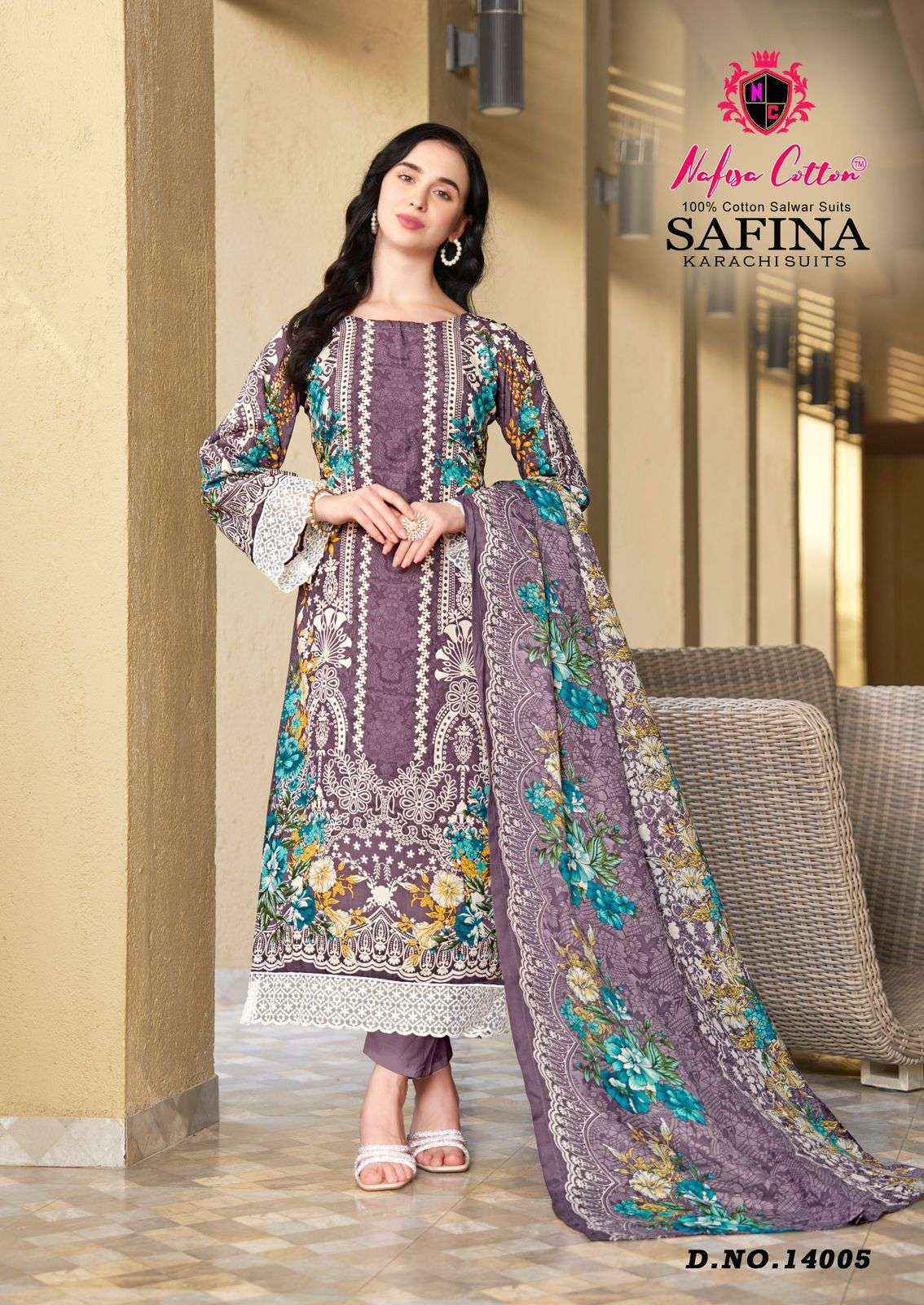 Nafisa Cotton Safina Vol 14 Cotton Salwar Suit Wholesale Price ( 6 Pcs Catalog )