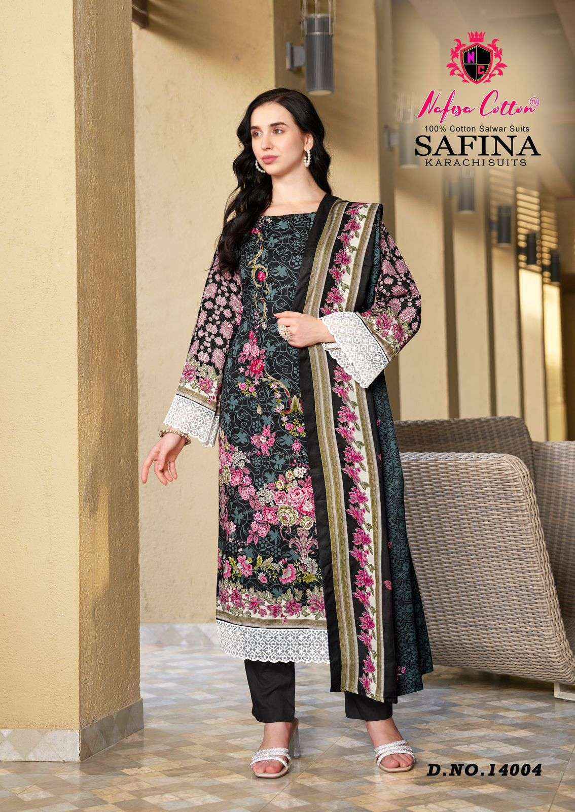 Nafisa Cotton Safina Vol 14 Cotton Salwar Suit Wholesale Price ( 6 Pcs Catalog )