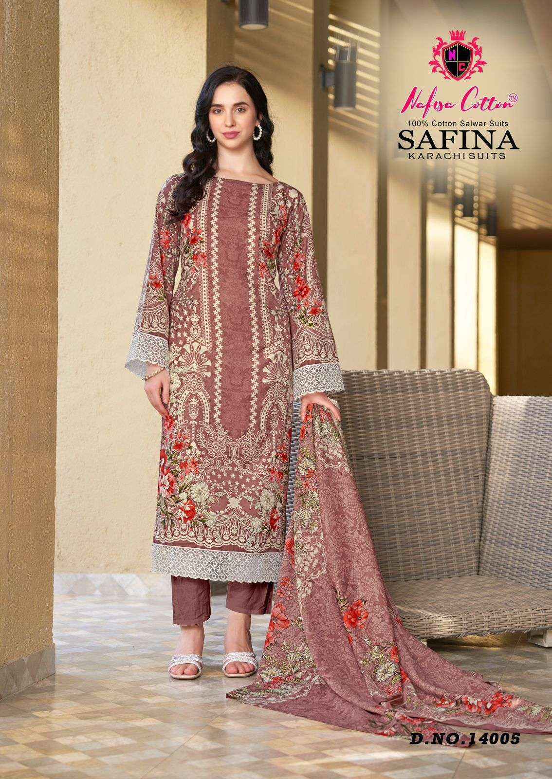 Nafisa Cotton Safina Vol 14 Cotton Salwar Suit Wholesale Price ( 6 Pcs Catalog )