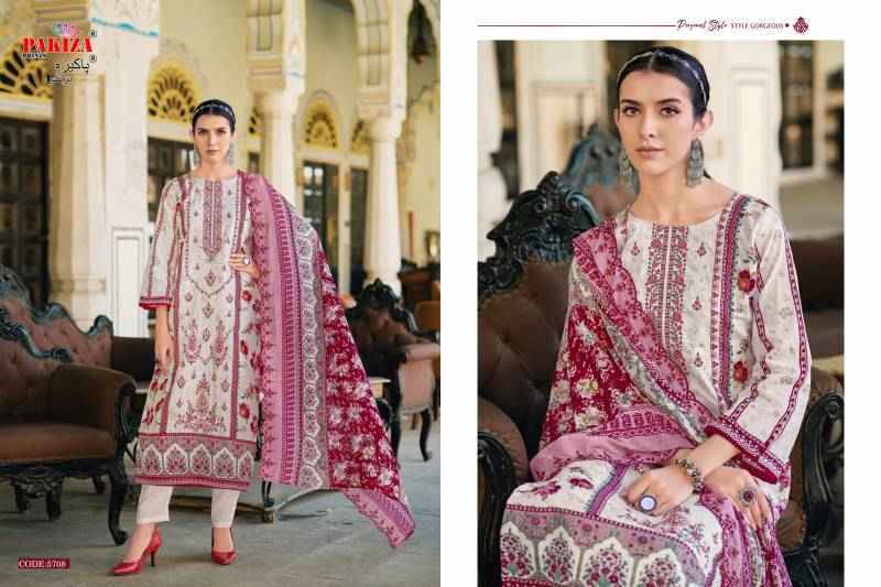 Pakiza Prints Khusboo Vol 57 Lawn Salwar Kameez Wholesale Rate ( 10 Pcs Catalog )