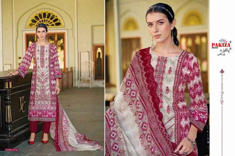 Pakiza Prints Khusboo Vol 57 Lawn Salwar Kameez Wholesale Rate ( 10 Pcs Catalog )