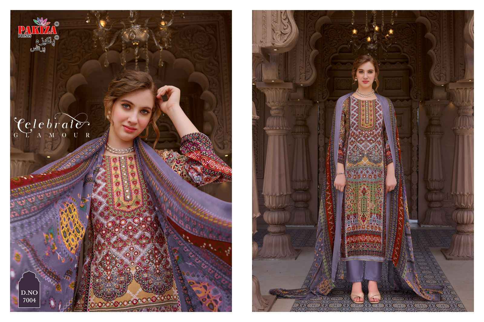 Pakiza Prints Nawazish Vol 7 Rayon Salwar Kameez Wholesale Rate ( 4 Pcs Catalog )