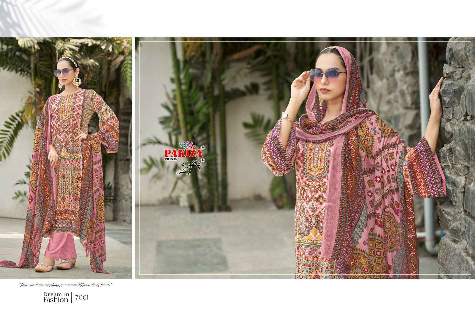Pakiza Prints Nawazish Vol 7 Rayon Salwar Kameez Wholesale Rate ( 4 Pcs Catalog )