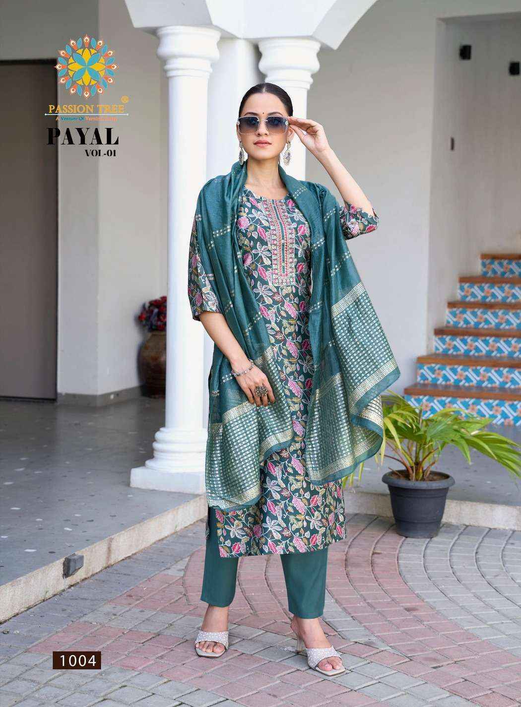 Passion Tree Payal Vol 1 Silk Kurti Combo Set Wholesale Rate ( 8 Pcs Catalog )