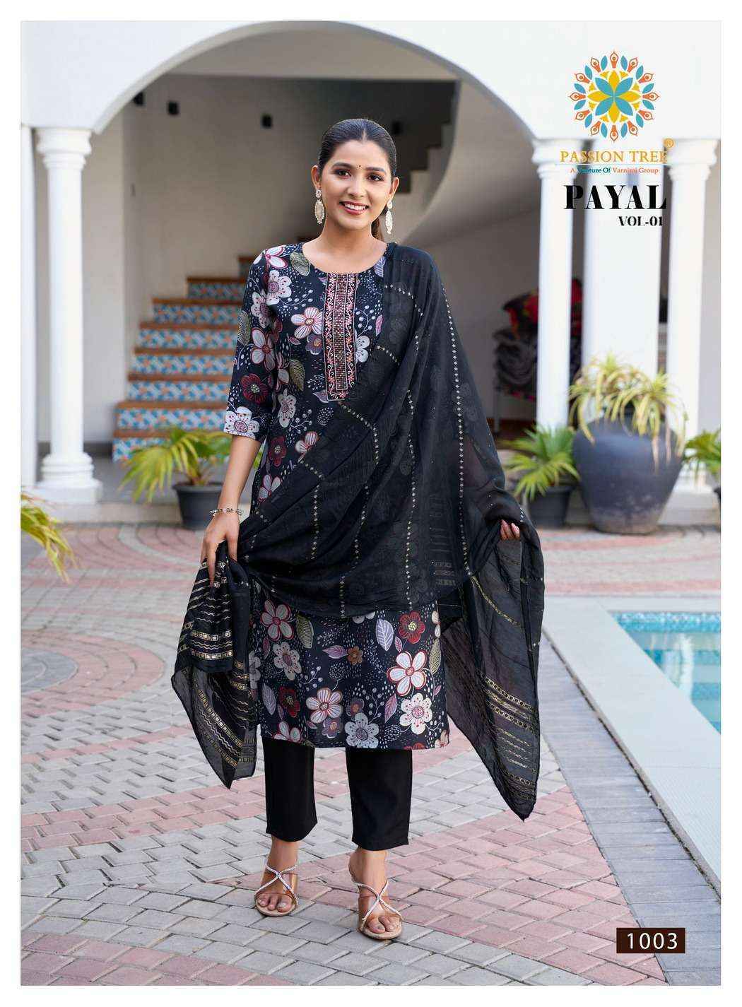 Passion Tree Payal Vol 1 Silk Kurti Combo Set Wholesale Rate ( 8 Pcs Catalog )