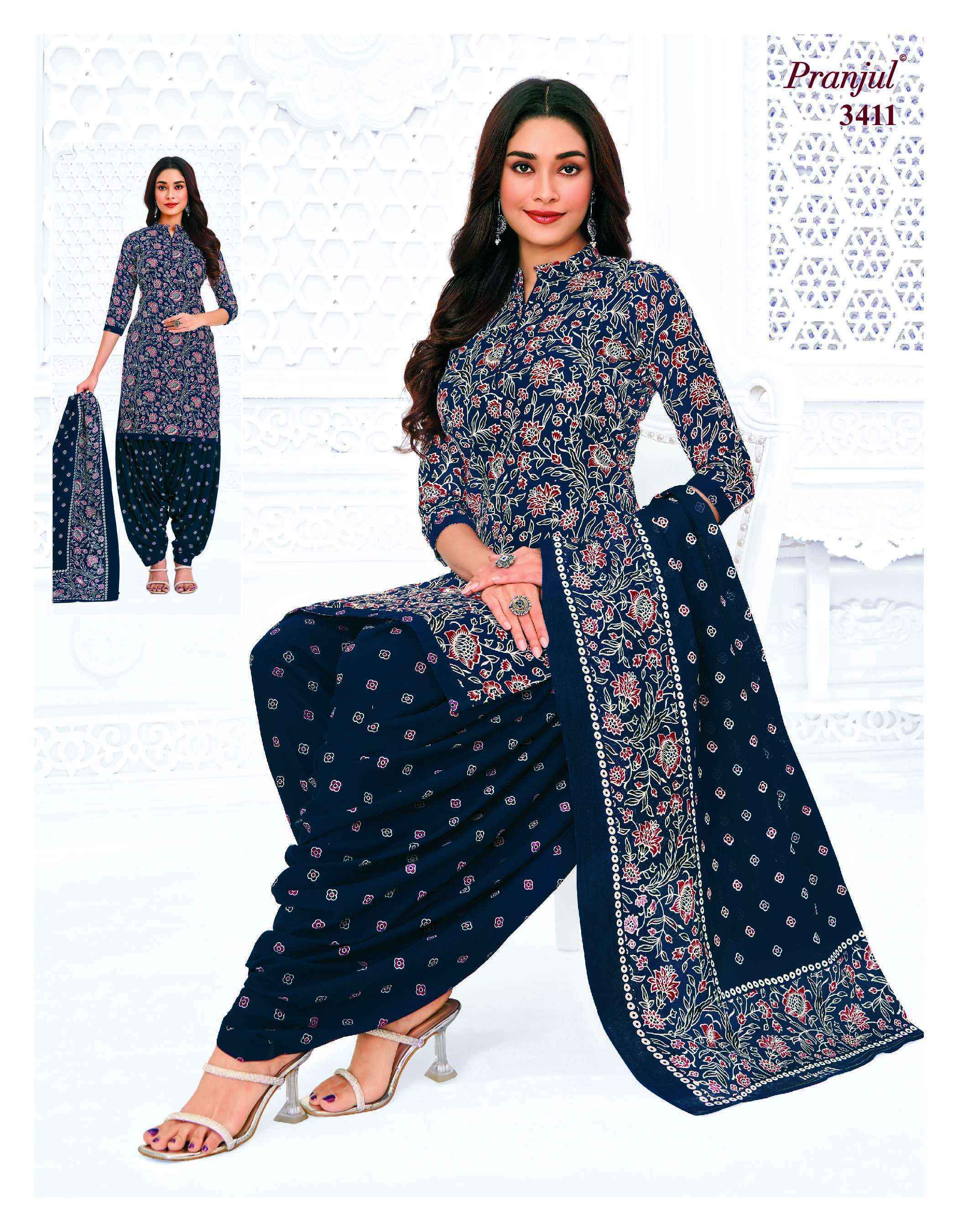 Pranjul Fashion Priyanshi Vol 34 Cotton Dress Material Surat Wholesale ( 36 pcs Catalogue )