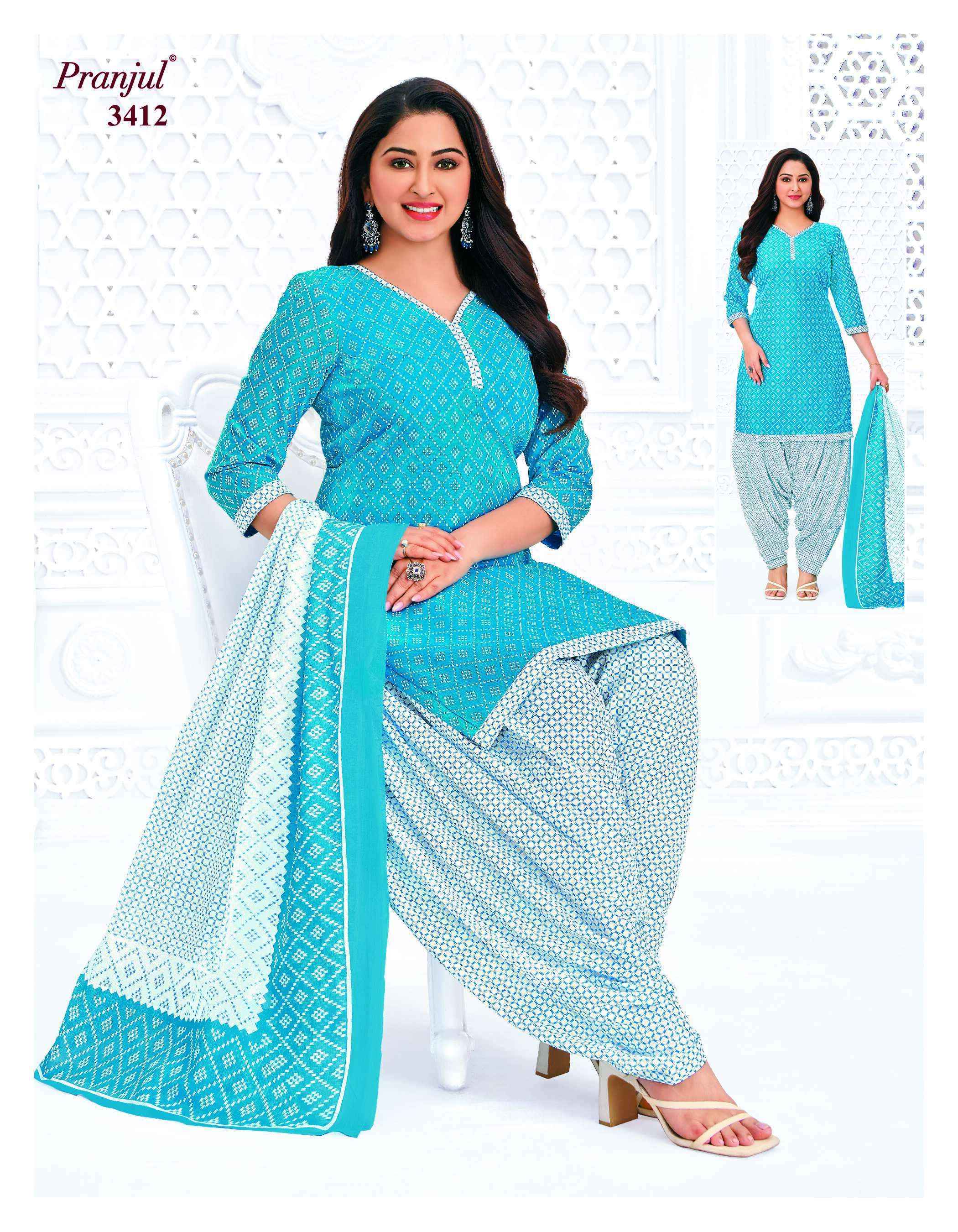 Pranjul Fashion Priyanshi Vol 34 Cotton Dress Material Surat Wholesale ( 36 pcs Catalogue )