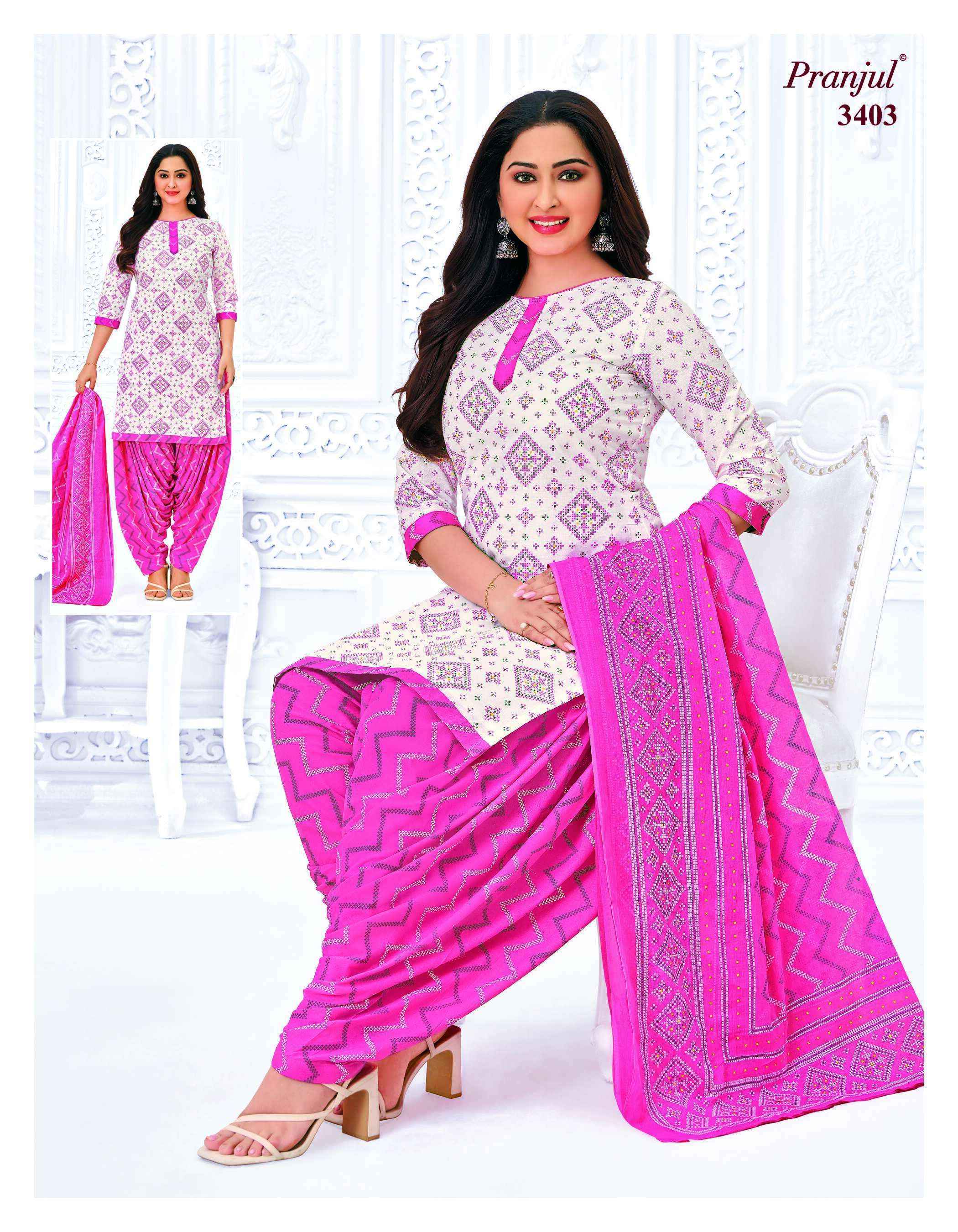 Pranjul Fashion Priyanshi Vol 34 Cotton Dress Material Surat Wholesale ( 36 pcs Catalogue )