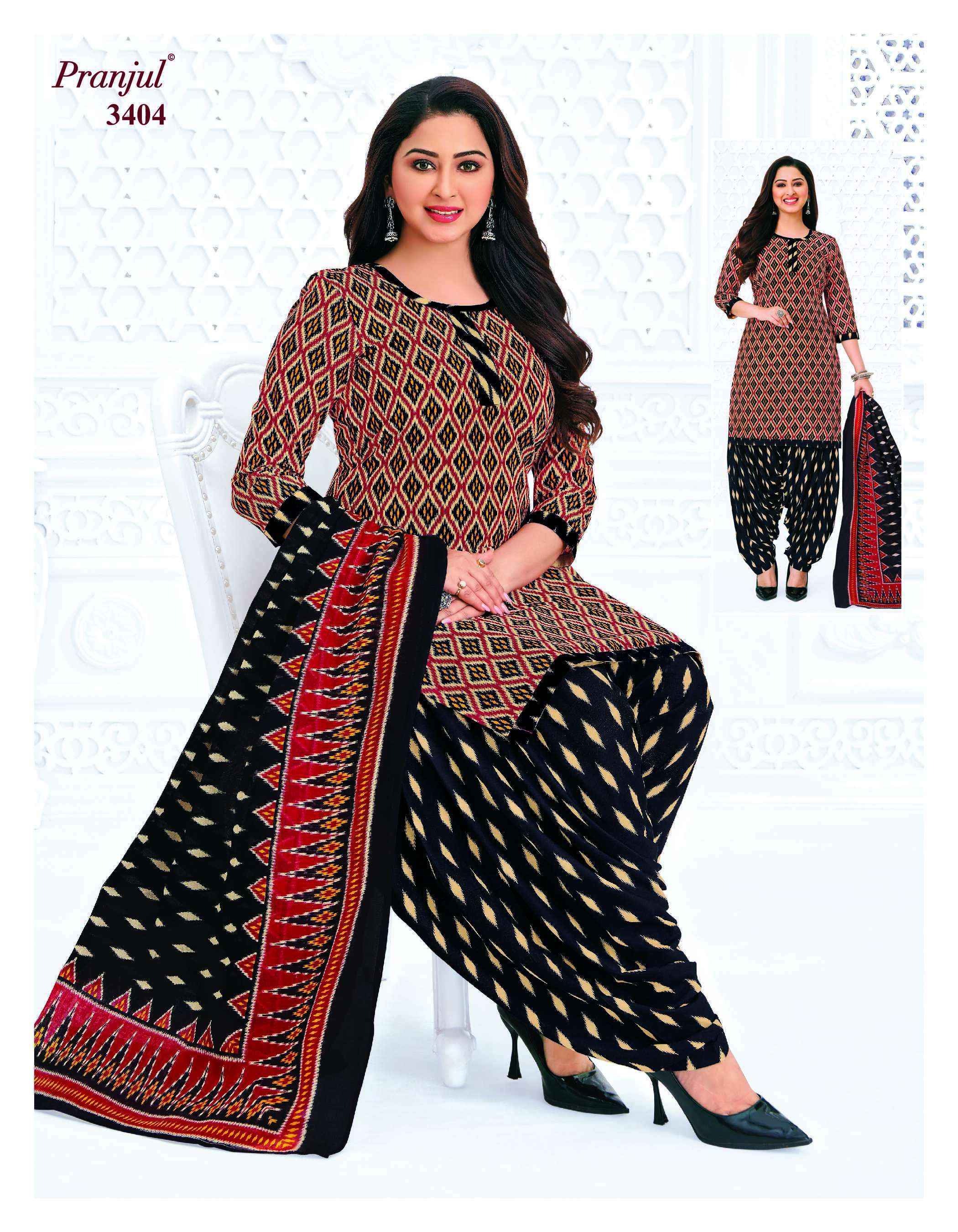 Pranjul Fashion Priyanshi Vol 34 Cotton Dress Material Surat Wholesale ( 36 pcs Catalogue )