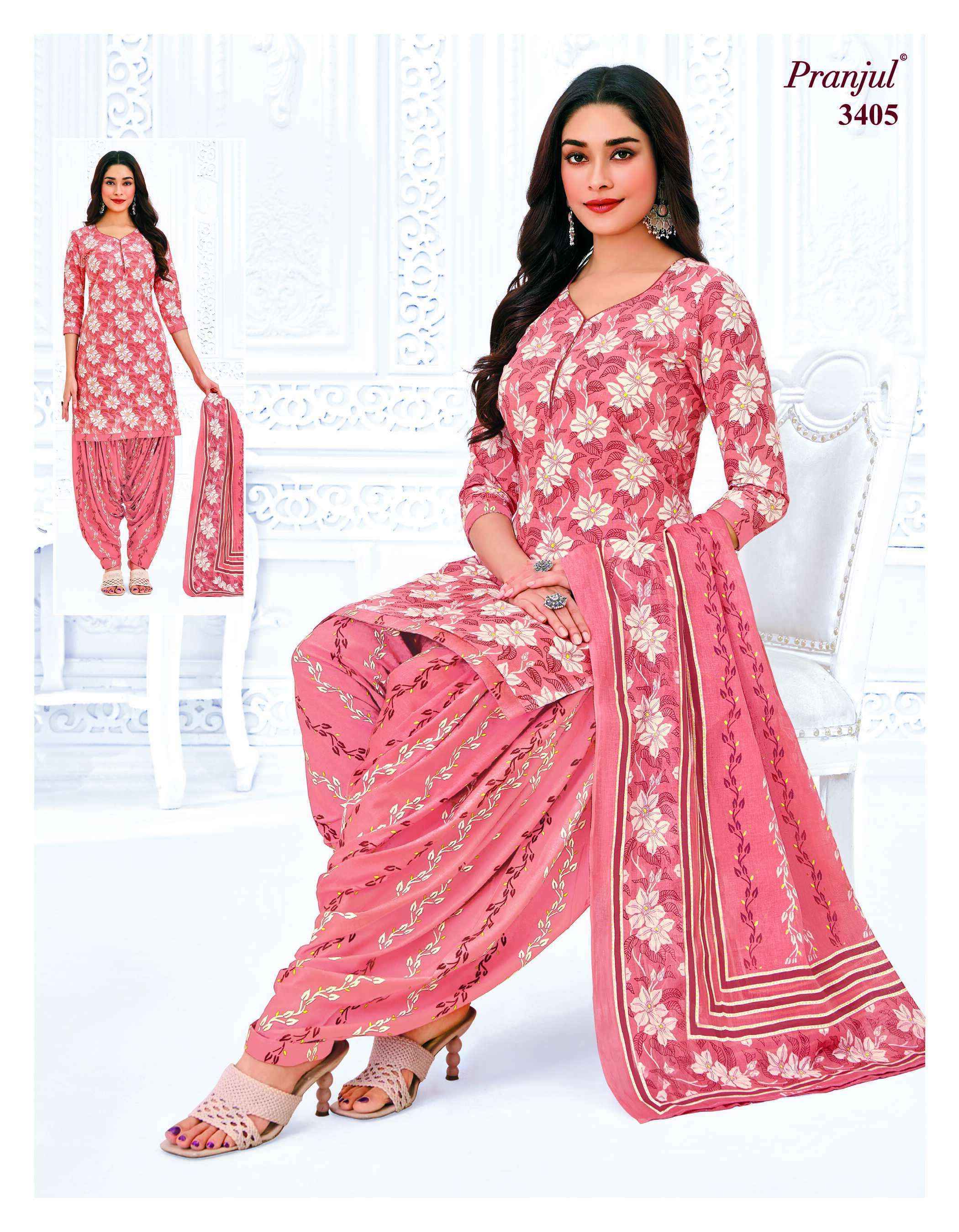 Pranjul Fashion Priyanshi Vol 34 Cotton Dress Material Surat Wholesale ( 36 pcs Catalogue )