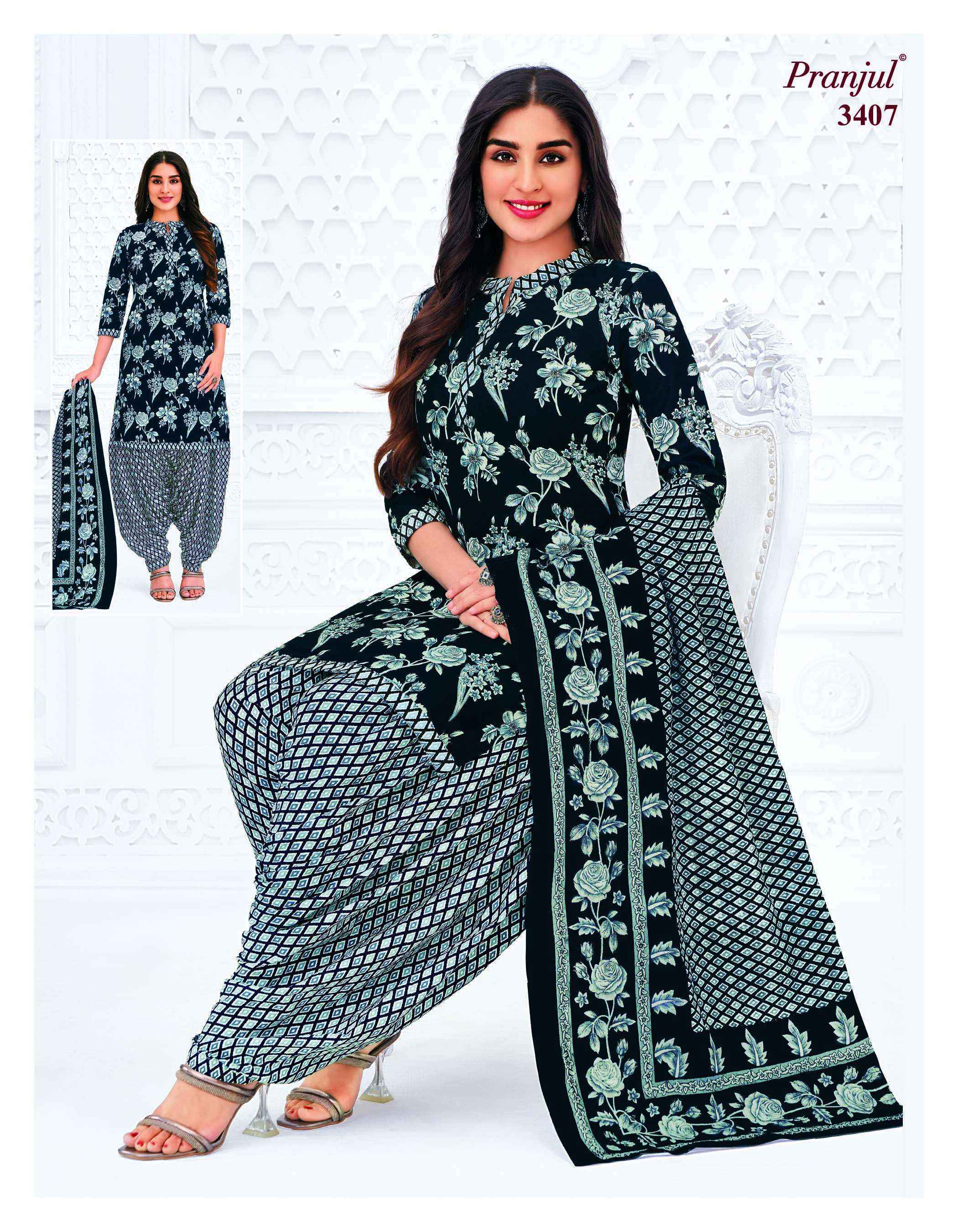 Pranjul Fashion Priyanshi Vol 34 Cotton Dress Material Surat Wholesale ( 36 pcs Catalogue )
