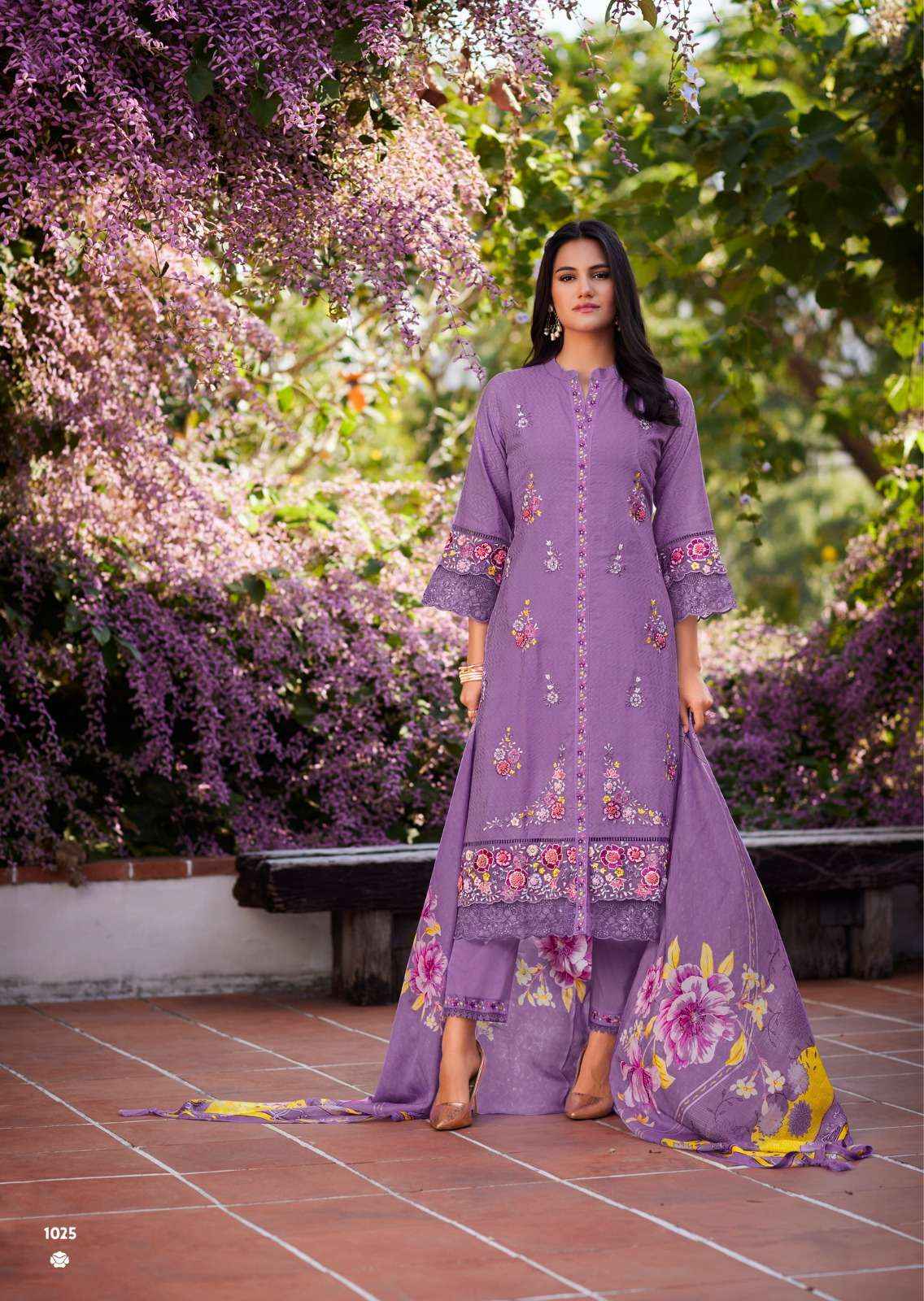 PRM INDIA CASABELLA COTTON EMBROIDERY DESIGNER READY MADE SUIT WHOLESALE PRICE ( 6 PCS CATALOG )