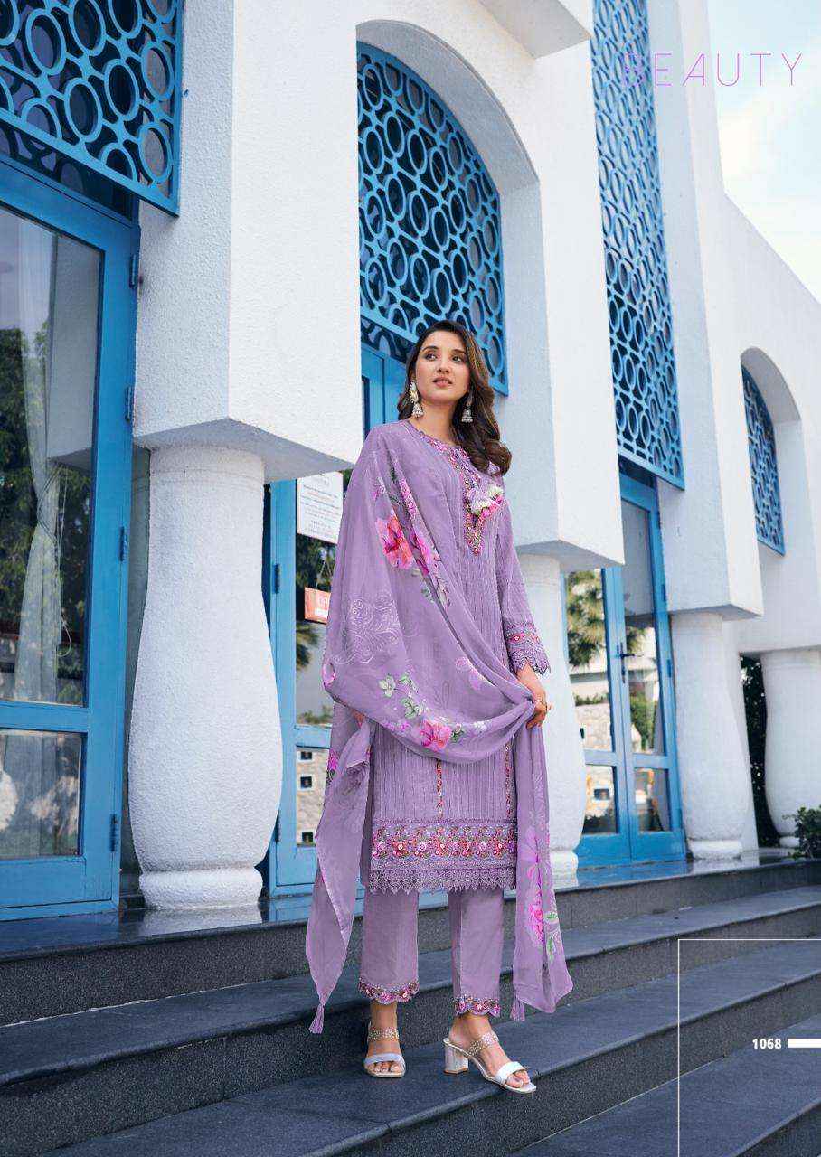 PRM INDIA MAISHA EMBROIDERY DESIGNER READYMADE SUIT WHOLESALE PRICE ( 6 PCS CATALOG )