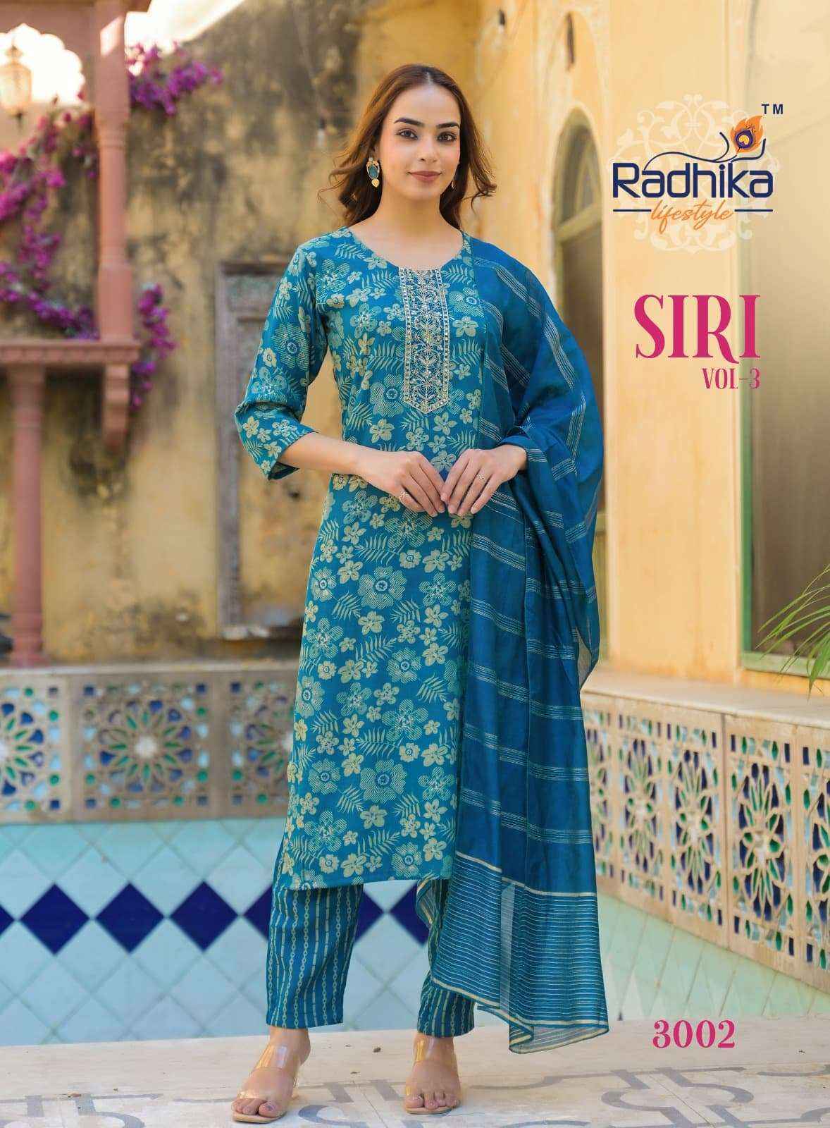 Radhika Lifestyle Siri Vol 3 Rayon Kurti Combo Set Wholesale Price ( 8 Pcs Catalog )