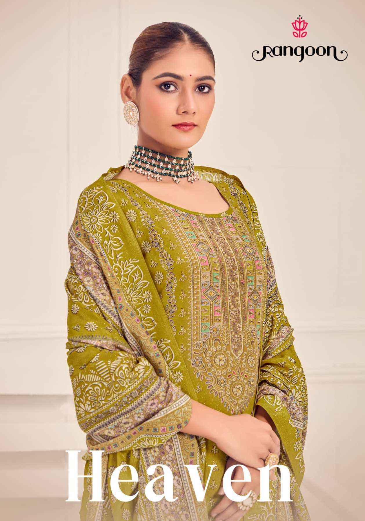 Rangoon Heaven Musline Kurti Combo Set Wholesale Rate ( 4 Pcs Catalog )