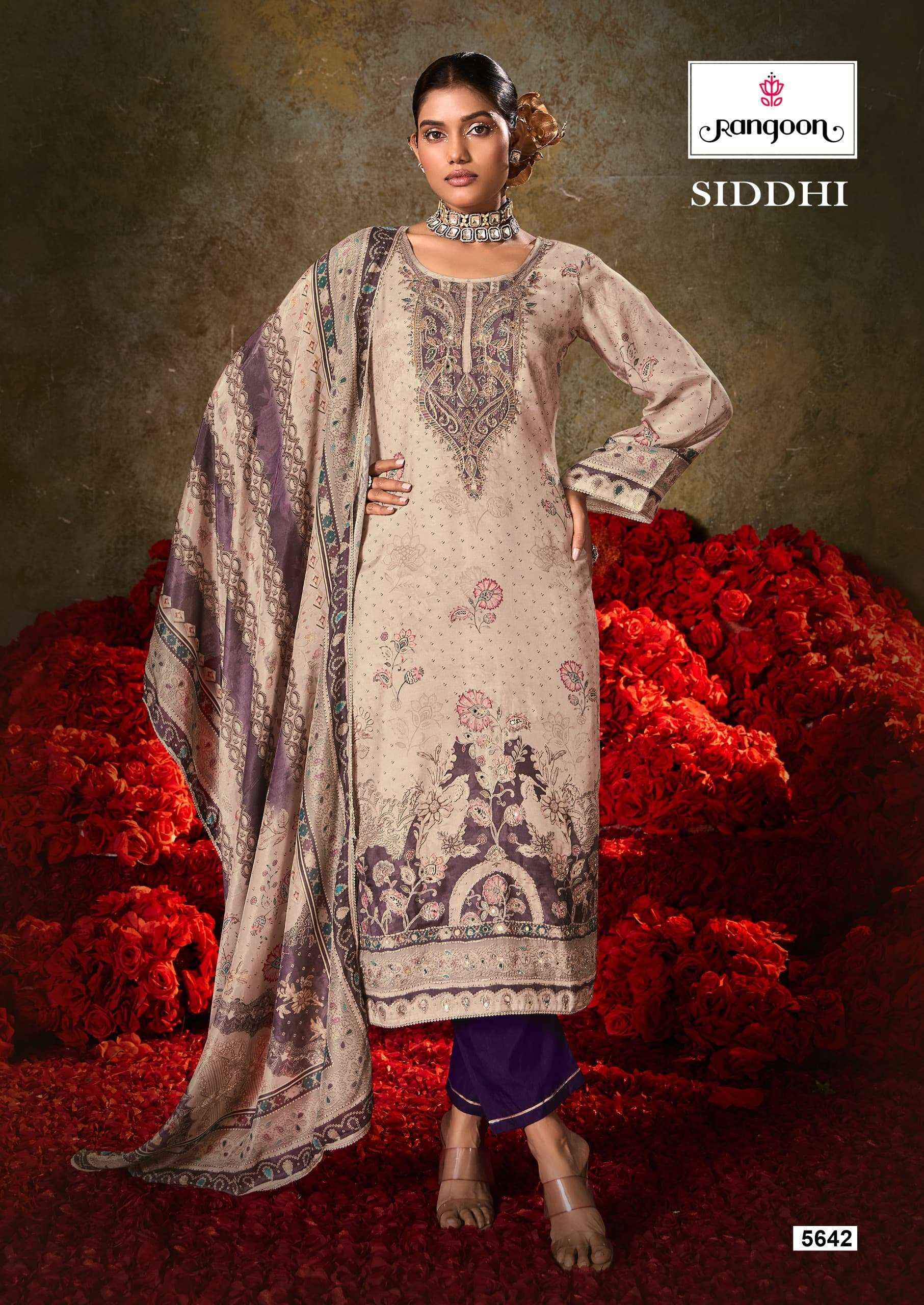 Rangoon Siddhi Muslin Kurti Combo Wholesale Rate ( 4 Pcs Catalog )