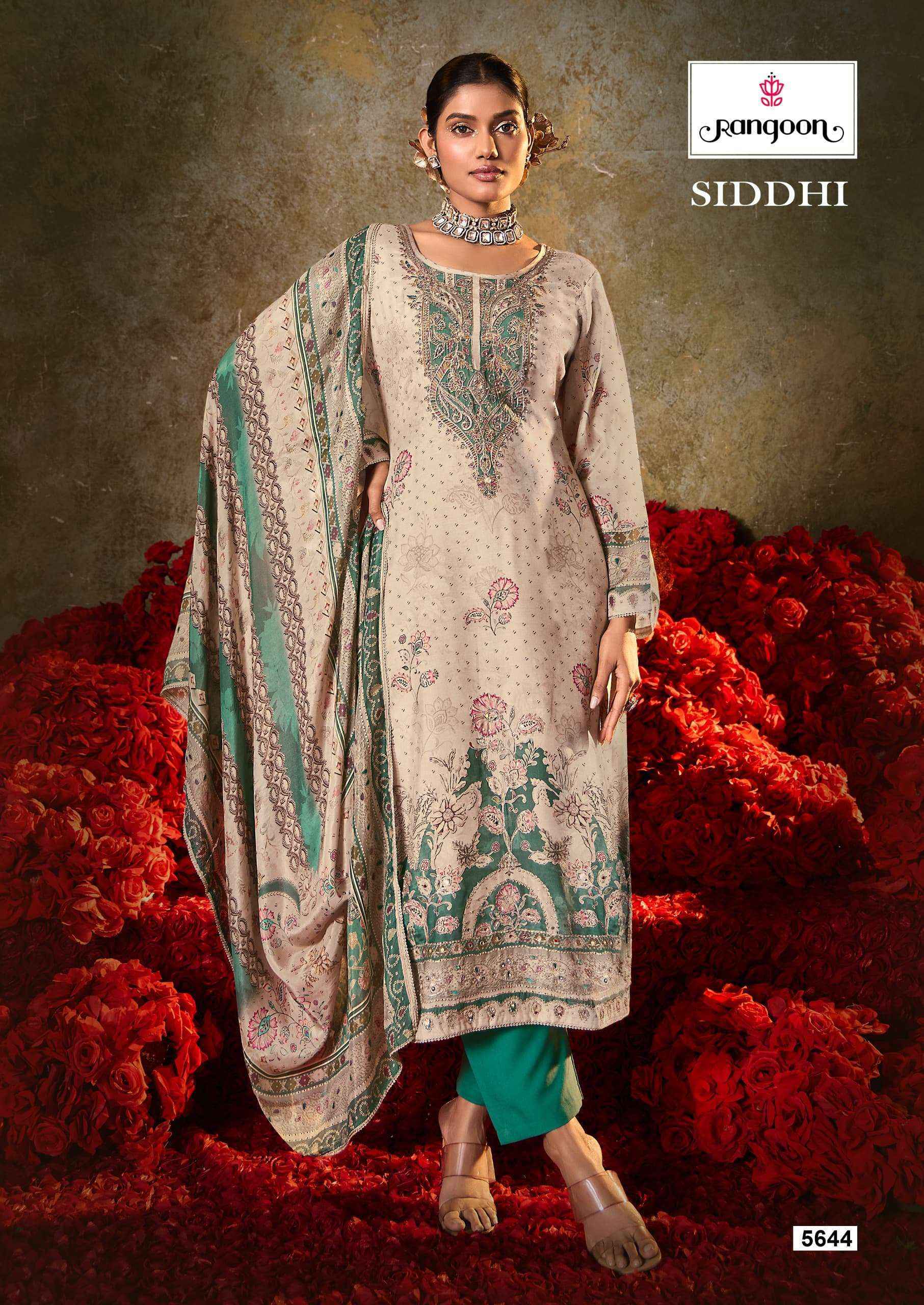 Rangoon Siddhi Muslin Kurti Combo Wholesale Rate ( 4 Pcs Catalog )