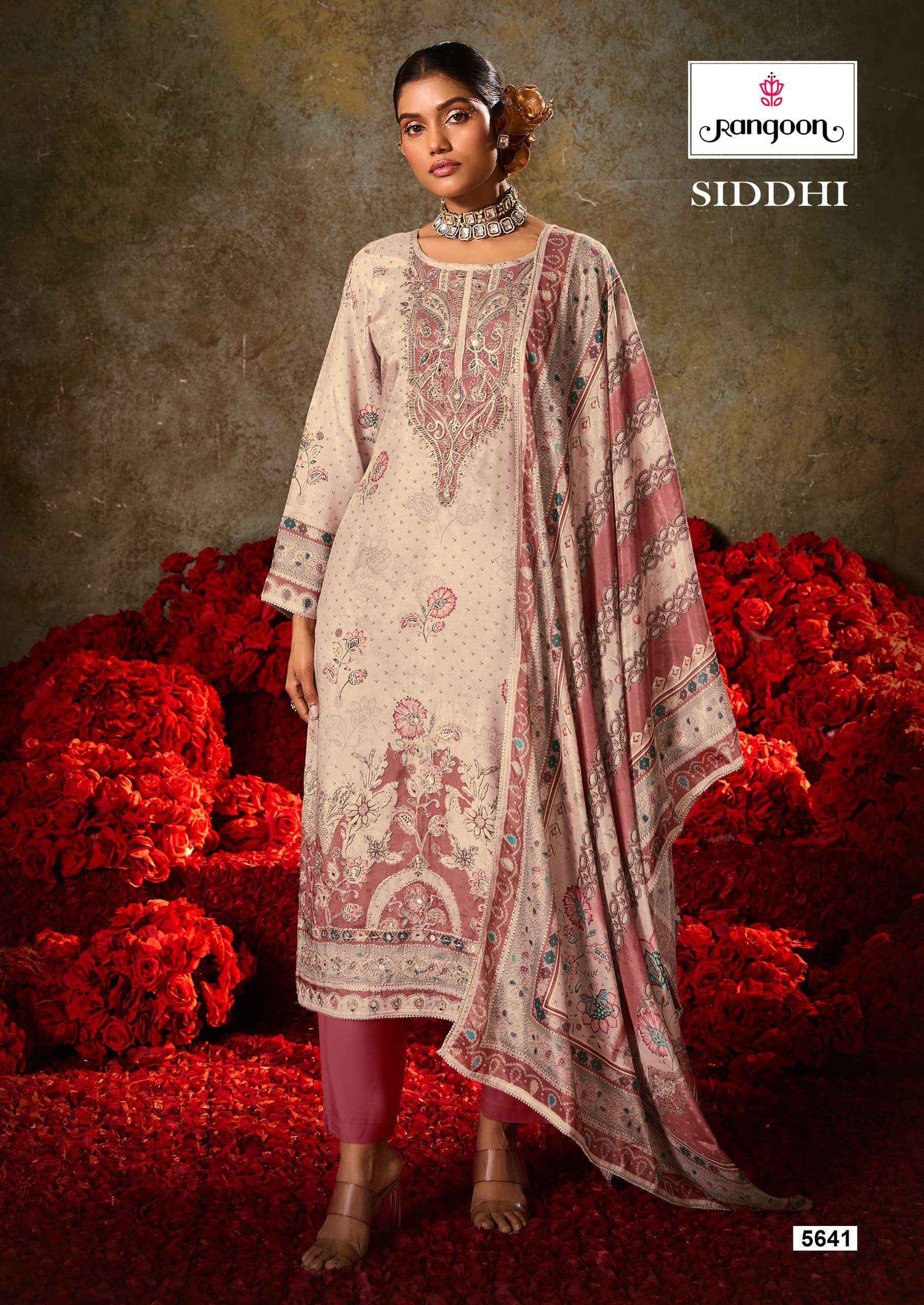 Rangoon Siddhi Muslin Kurti Combo Wholesale Rate ( 4 Pcs Catalog )