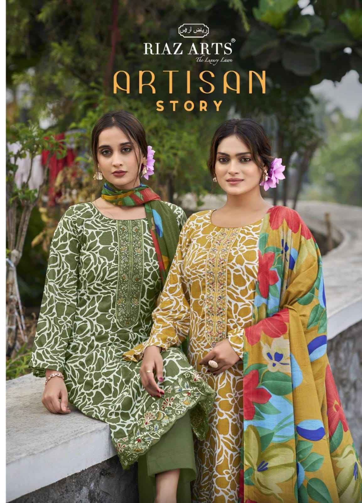 Riaz Arts Artisan Story Cotton Salwar Suit Wholesale Price ( 6 Pcs Catalog )